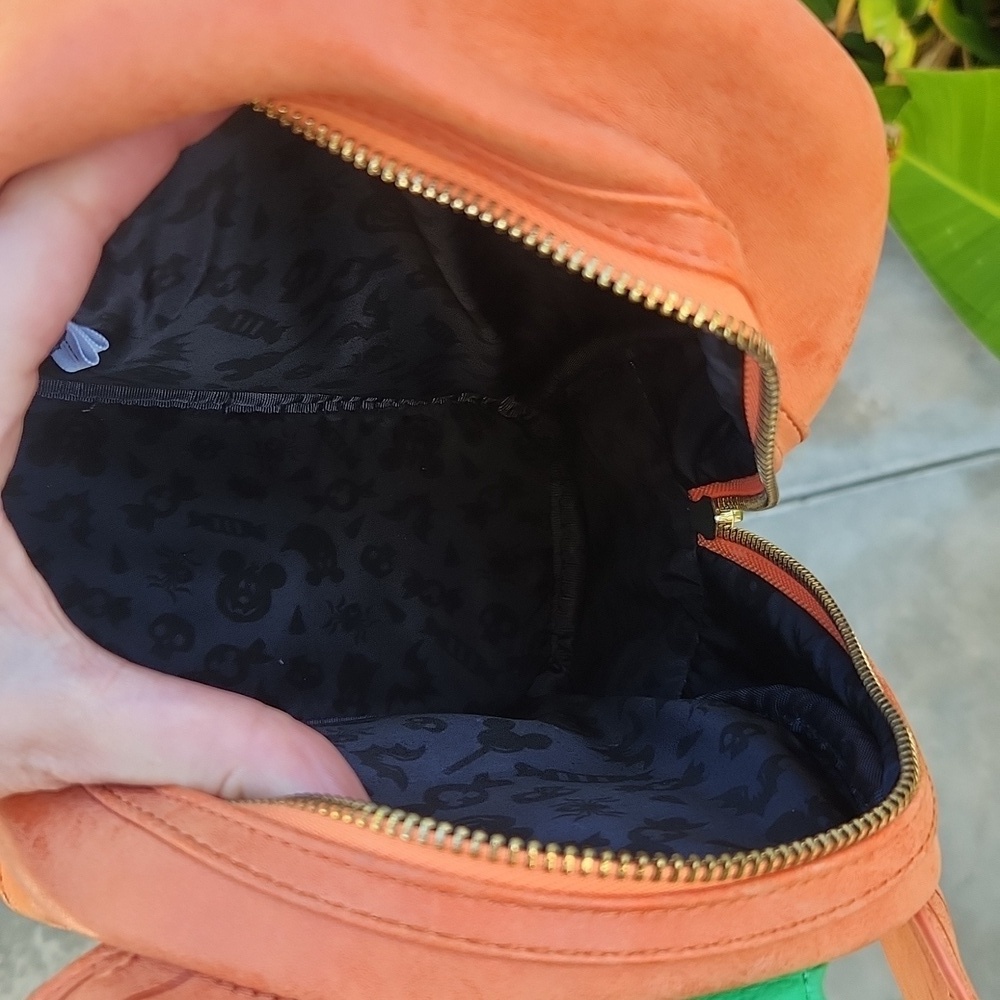Loungefly Disney Halloween Pumpkin Mickey Backpack - Picture 7 of 12